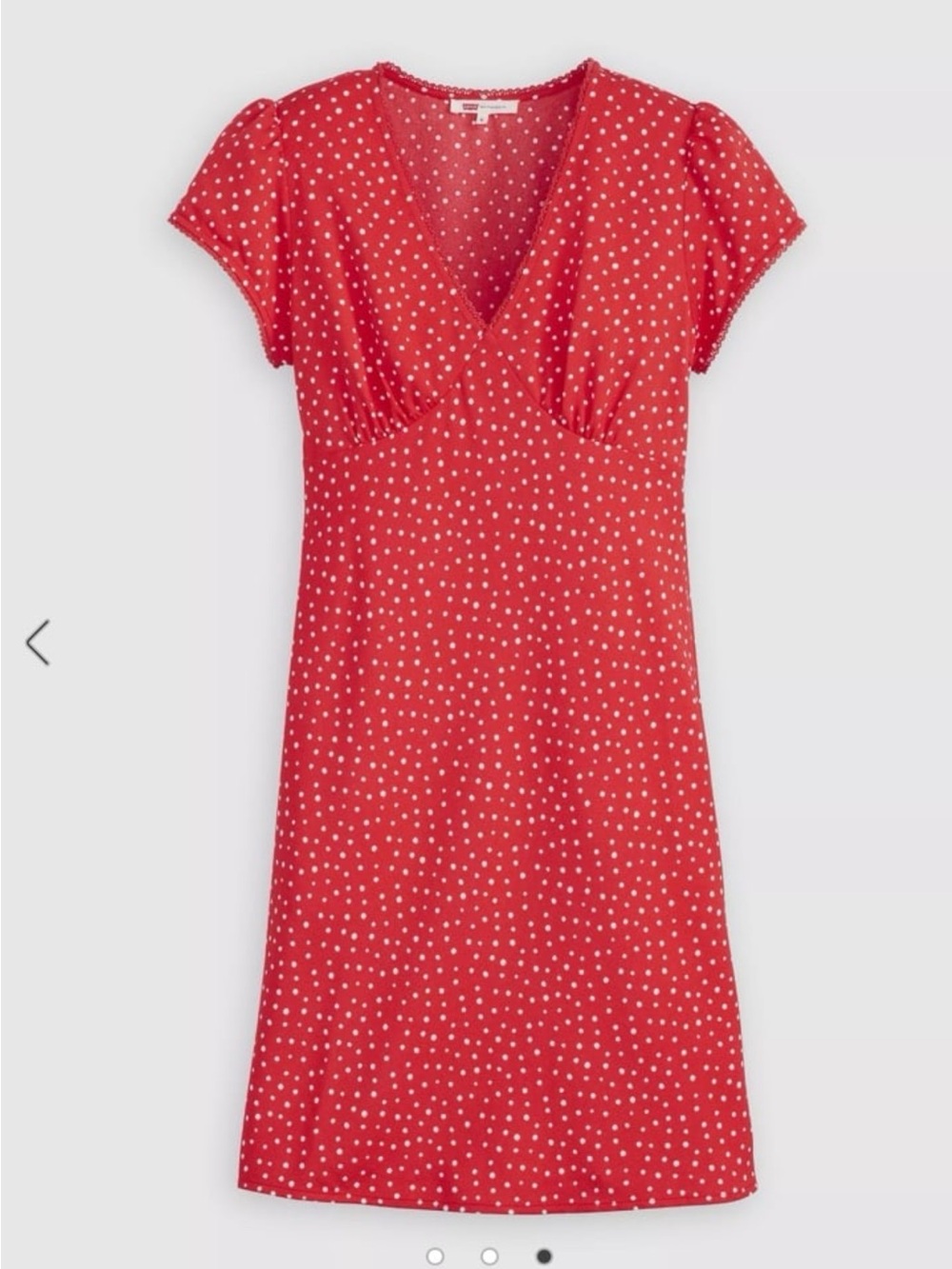 Levi’s NWOT Myla Red Polka Dot Dress